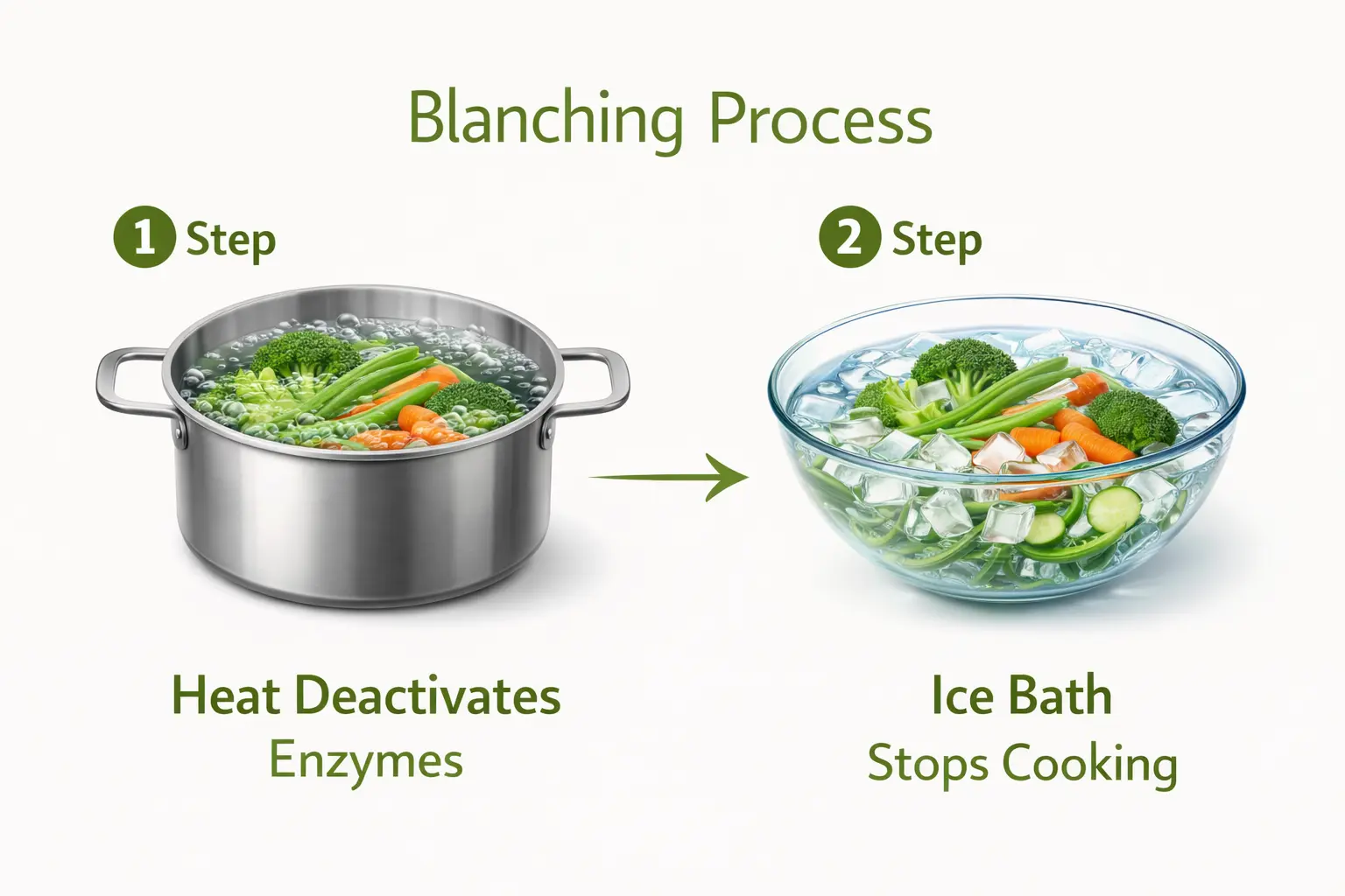 Vegetable Blanching Timer USDA Chart for Freezing Frugal Organic Mama