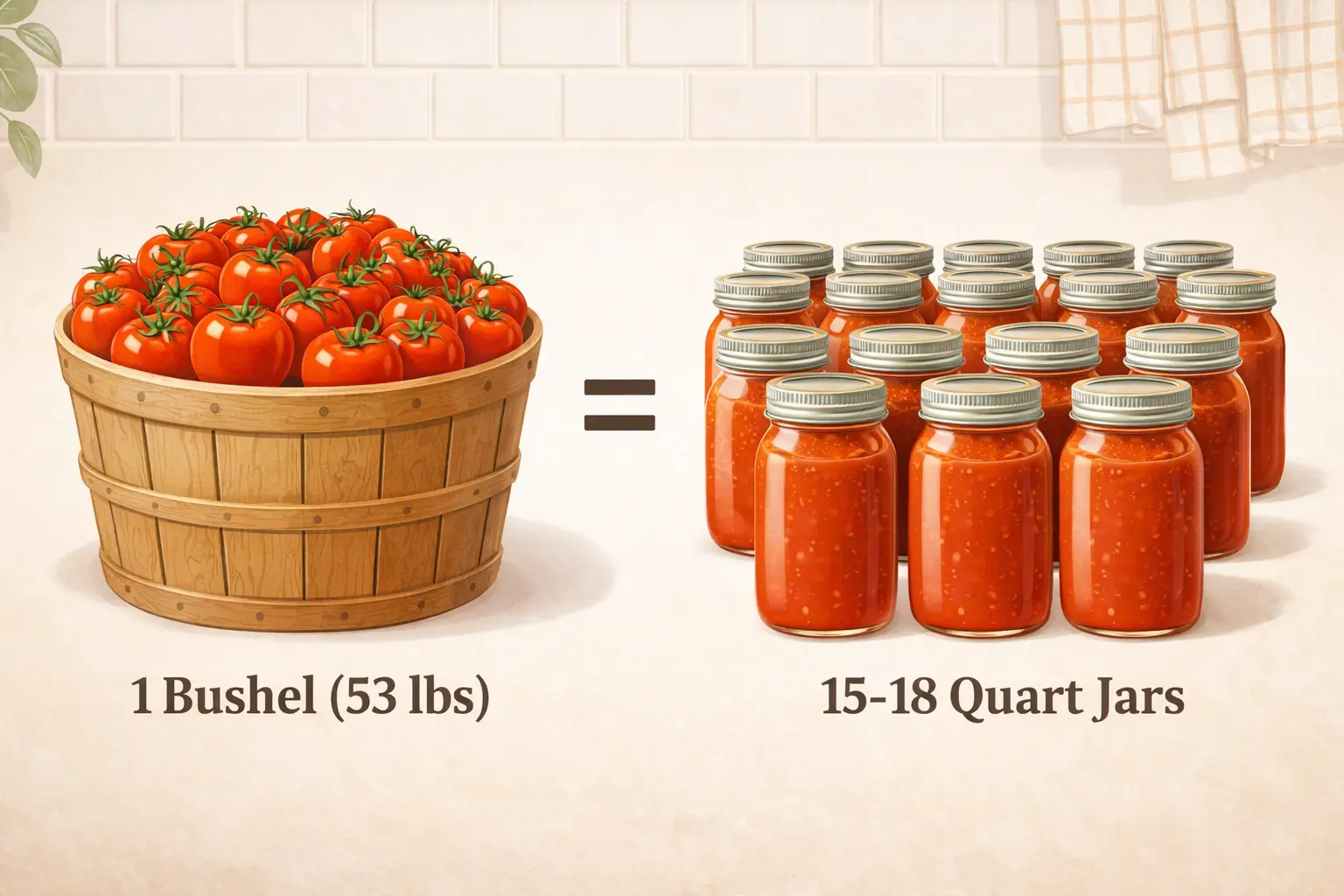 Canning Jar Calculator: How Many Jars | Frugal Organic Mama